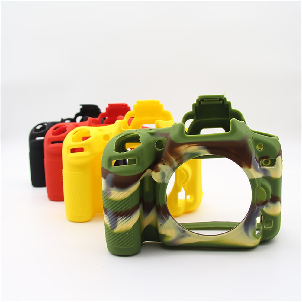 Soft Silicone Protective Camera Case for Nikon D750 Digital SLR Camera - Camouflage-5