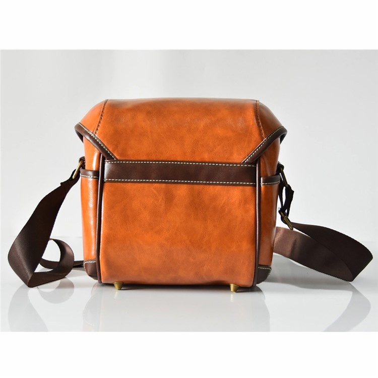 Single Shoulder Leather Camera Pouch Bag for Canon Sony Camera-11