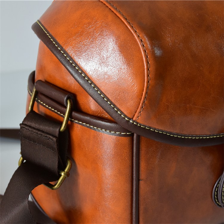 Single Shoulder Leather Camera Pouch Bag for Canon Sony Camera-19