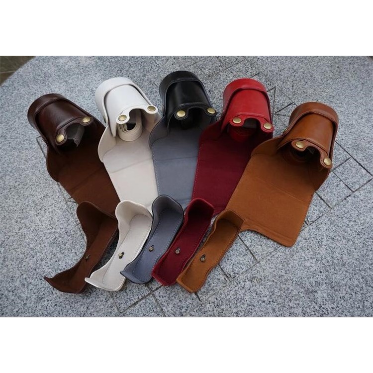 Detachable PU Leather Camera Case + Strap for Panasonic GF6 with 14-42mm Lens - Coffee-2