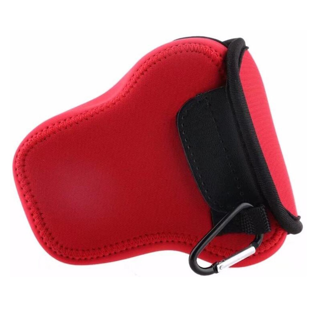 Neoprene Waterproof Camera Protective Pouch for Fuji Fujifilm XA3/Xm1/XA2/XA10/XA20/XA5 - Red-4