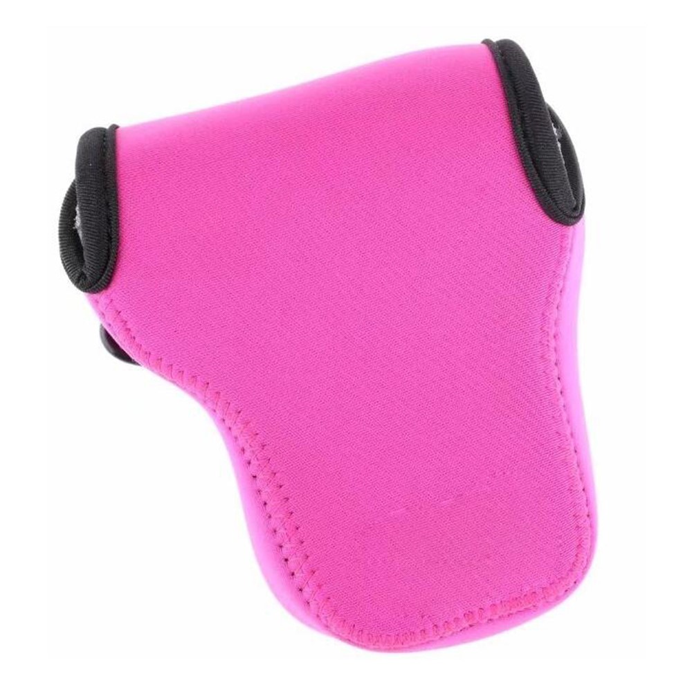 Neoprene Waterproof Camera Bag Case for Fuji Fujifilm XA3/Xm1/XA2/XA10/XA20/XA5 - Rose-1