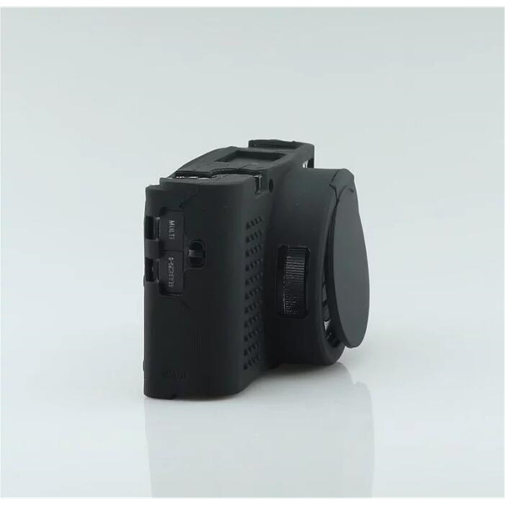 Soft Silicone Case with Camera Lens Cap for Sony RX100 III/IV/V M3 M4 M5 - Black-19