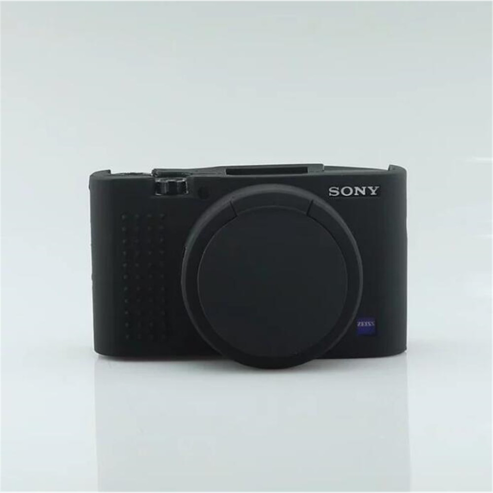 Soft Silicone Case with Camera Lens Cap for Sony RX100 III/IV/V M3 M4 M5 - Black-21