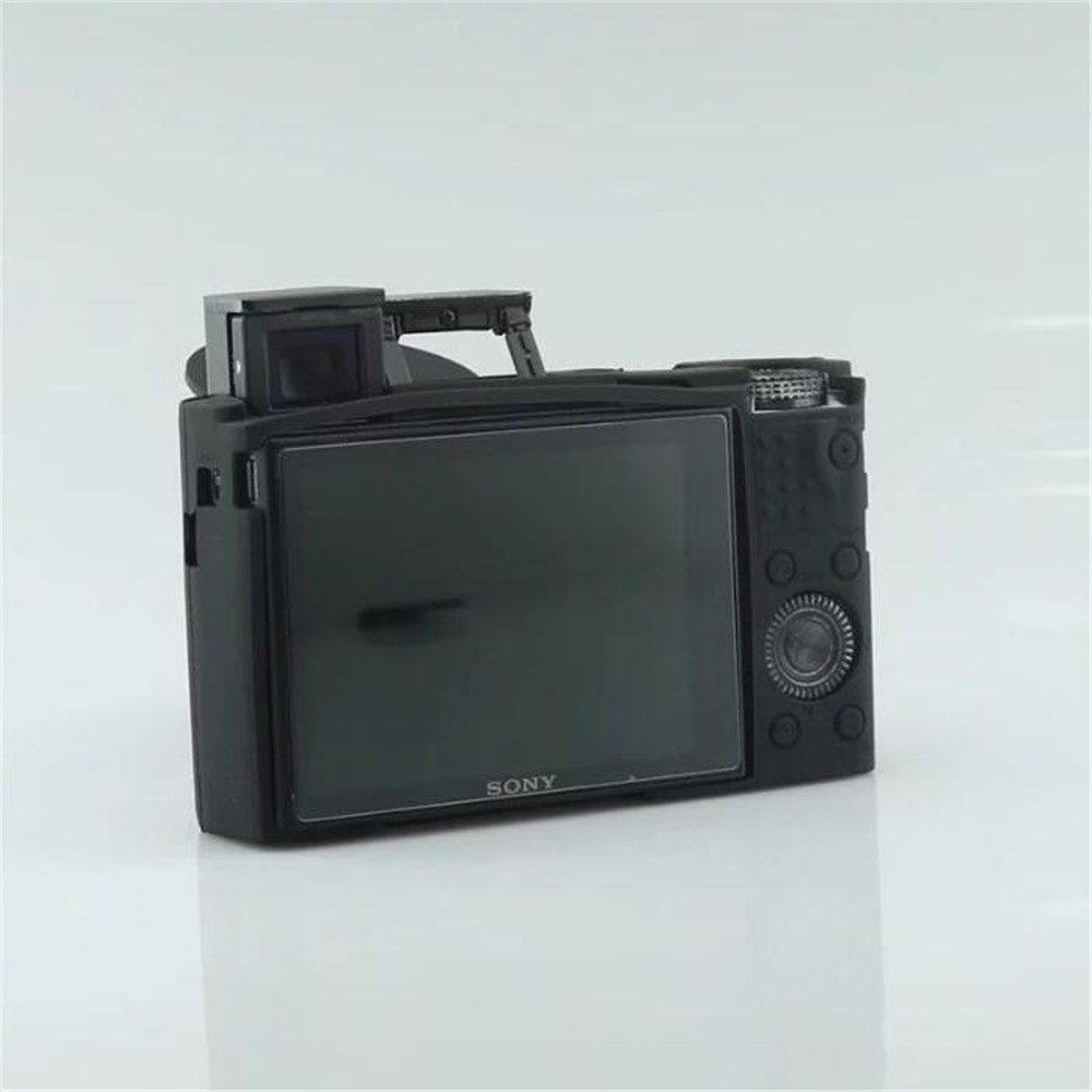 Soft Silicone Case with Camera Lens Cap for Sony RX100 III/IV/V M3 M4 M5 - Black-7