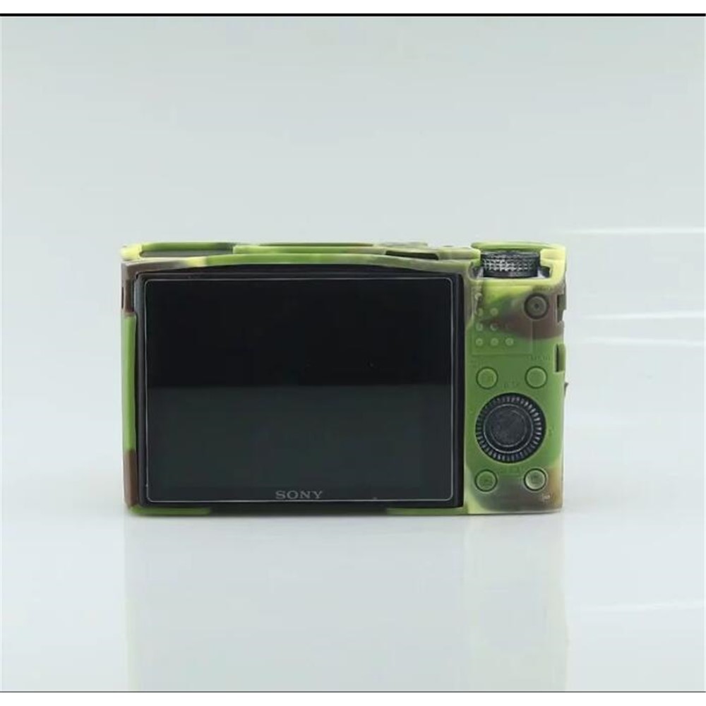 Soft Silicone Cover with Camera Lens Cap for Sony RX100 III/IV/V M3 M4 M5 - Camouflage-19