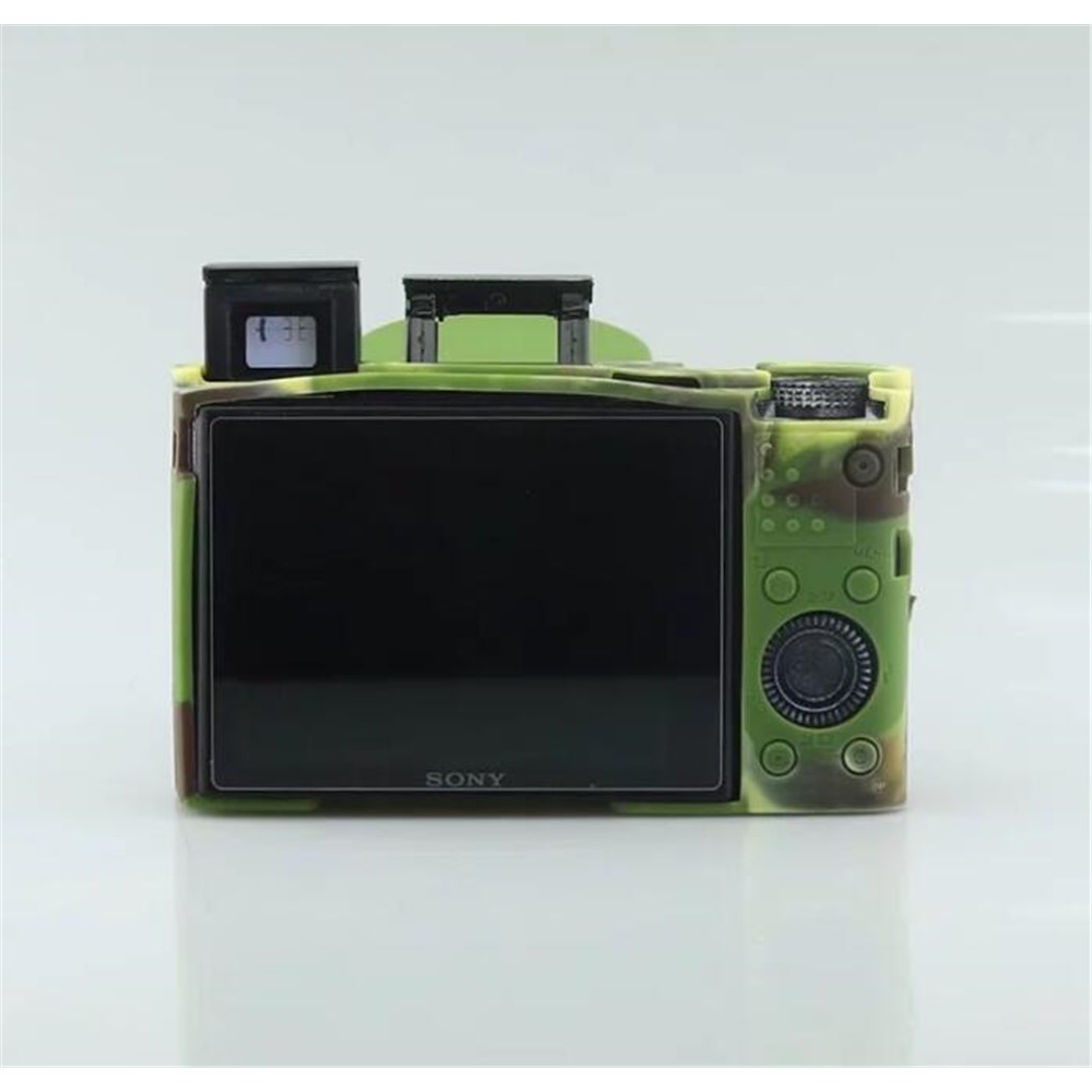 Soft Silicone Cover with Camera Lens Cap for Sony RX100 III/IV/V M3 M4 M5 - Camouflage-3