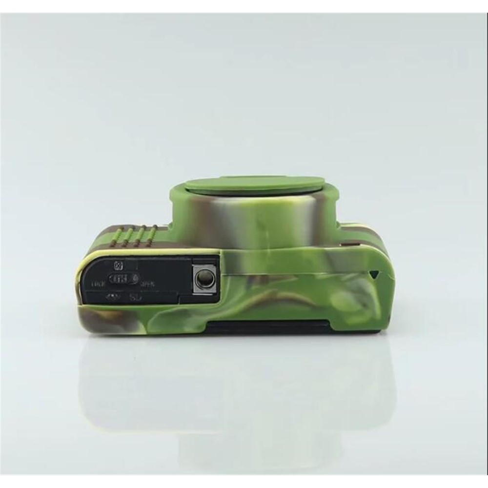 Soft Silicone Cover with Camera Lens Cap for Sony RX100 III/IV/V M3 M4 M5 - Camouflage-5