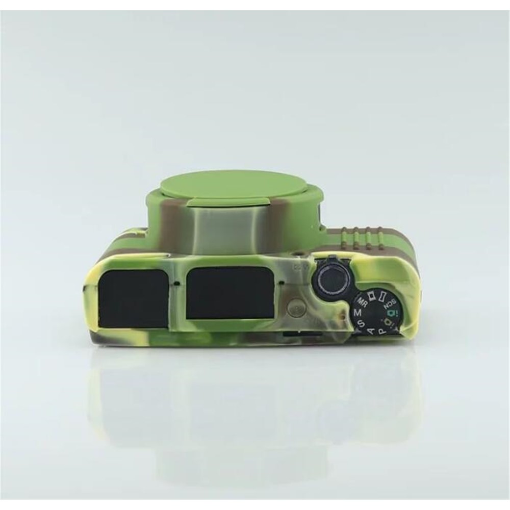 Soft Silicone Cover with Camera Lens Cap for Sony RX100 III/IV/V M3 M4 M5 - Camouflage-11