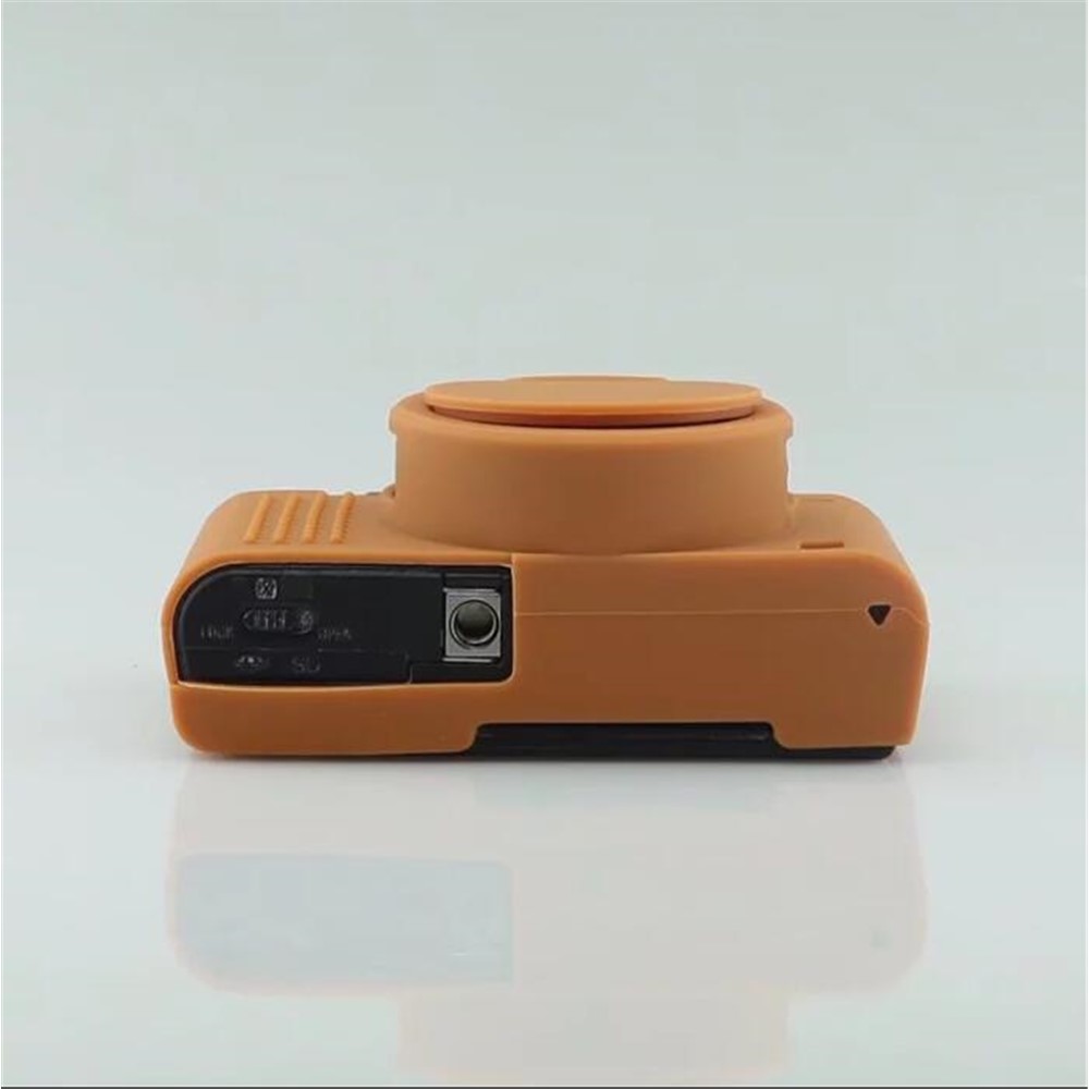 Soft Silicone Protective Shell with Camera Lens Cap for Sony RX100 III/IV/V M3 M4 M5 - Brown-3