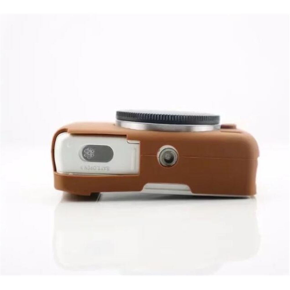 Soft Silicone Protective Cover for Canon EOS M10 - Brown-4