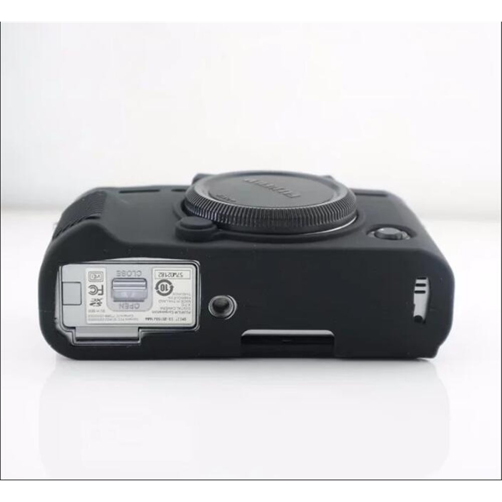 Soft Silicone Casing Cover for Fujifilm X-T10 - Black-7