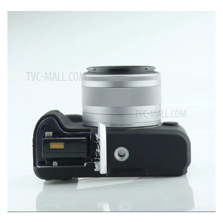 Soft Silicone Protective Case for Canon EOS M6 - Black-7