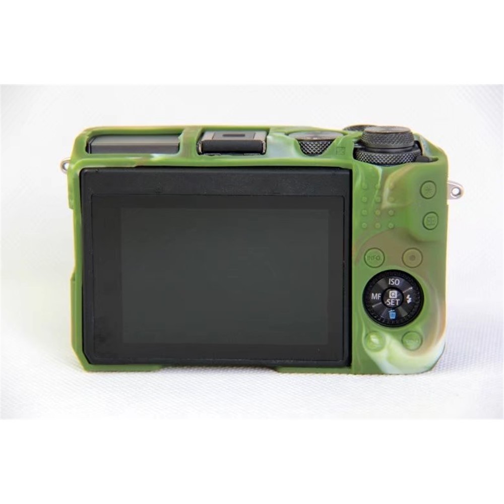 Soft Silicone Protective Shell for Canon EOS M6 - Camouflage-2