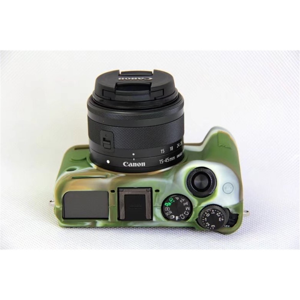 Soft Silicone Protective Shell for Canon EOS M6 - Camouflage-3