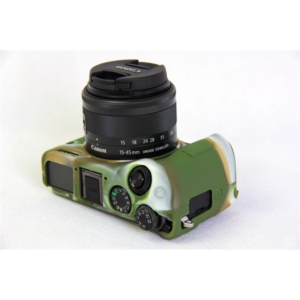 Soft Silicone Protective Shell for Canon EOS M6 - Camouflage-5