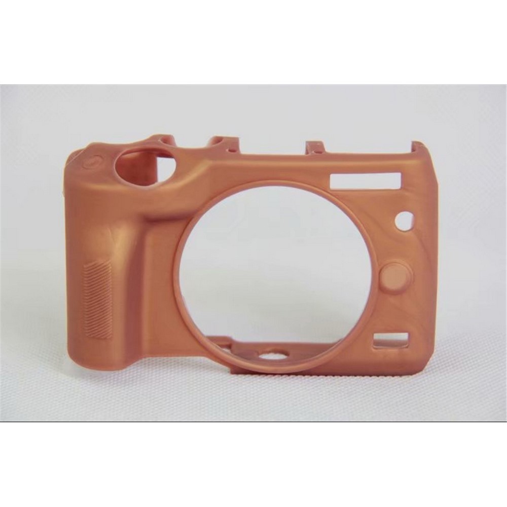 Soft Silicone Camera Case Protective Cover for Canon EOS M6 - Coffee-8