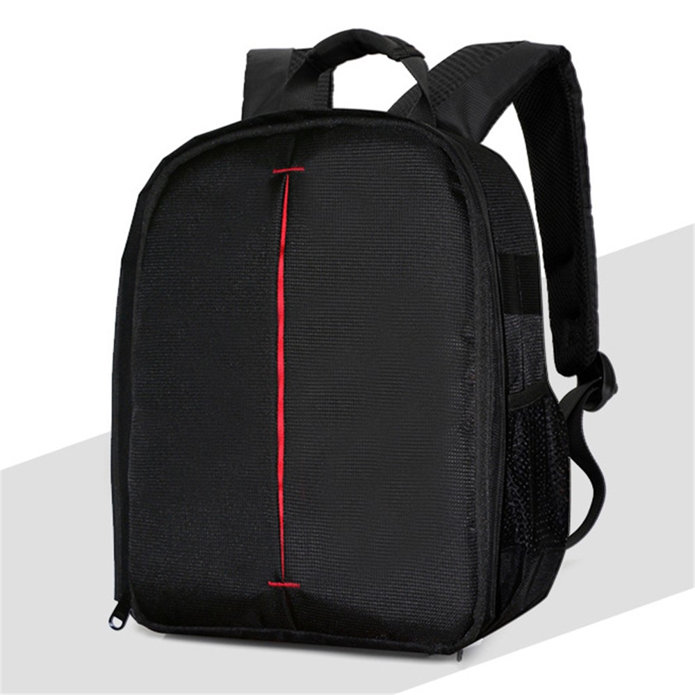 Compact Outdoor Camera Backpack Bag Waterproof DSLR Case - Red / Black-3