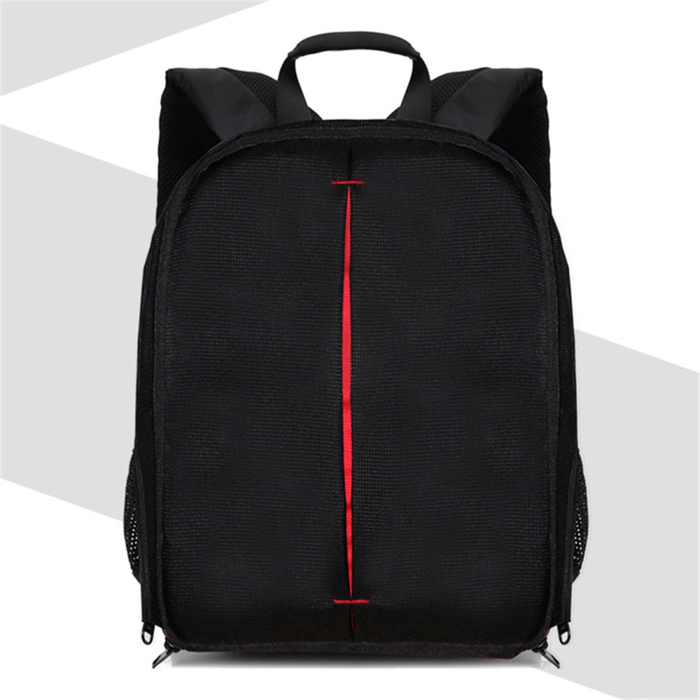 Compact Outdoor Camera Backpack Bag Waterproof DSLR Case - Red / Black-6