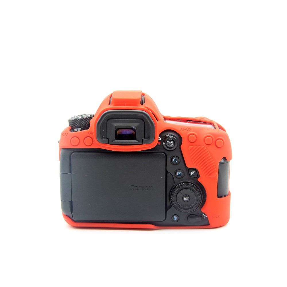 Caso de Proteção de Silicone Suave Para Canon EOS 6D Mark II - Vermelho-3