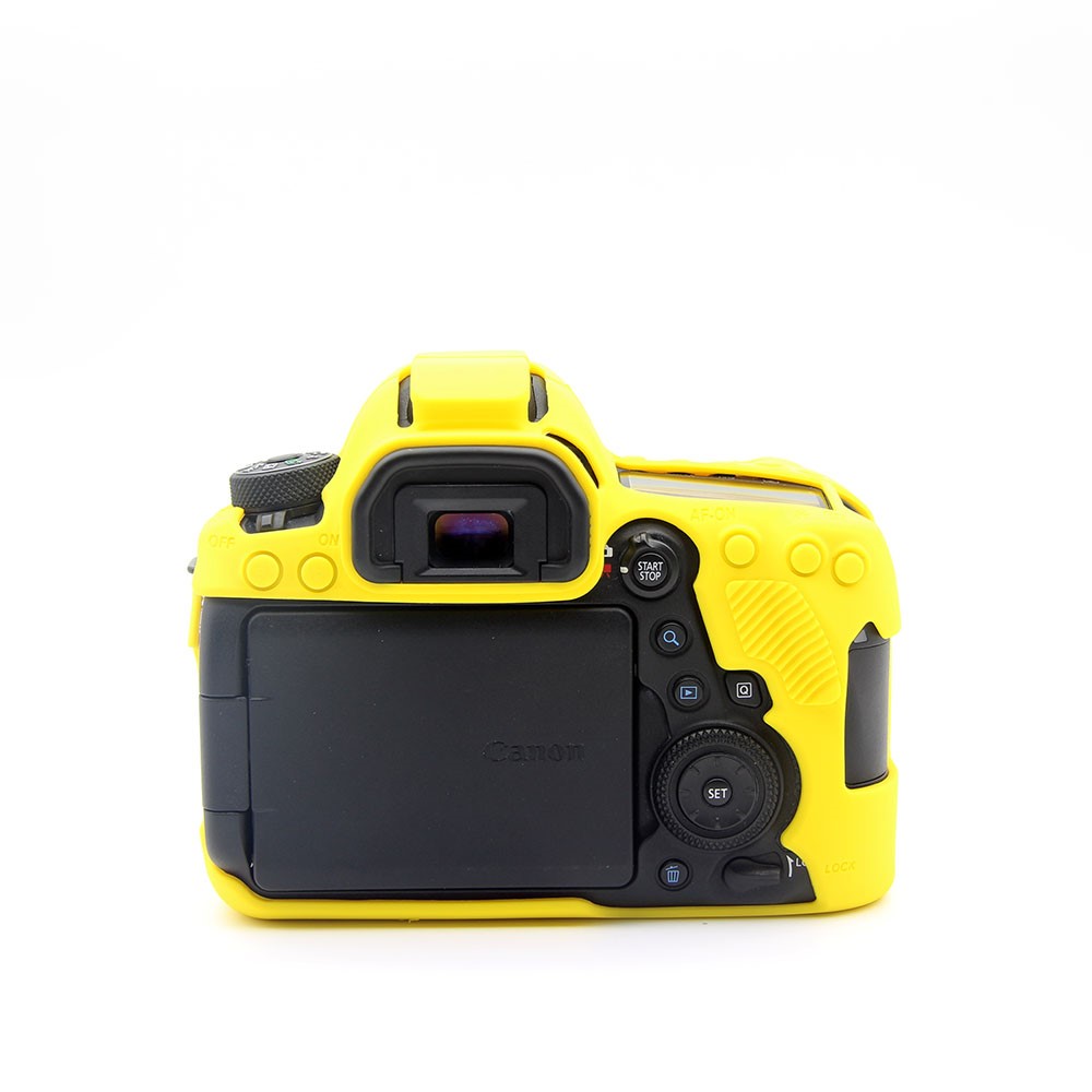 Soft Silicone Protective Shell for Canon EOS 6D Mark II - Yellow-3