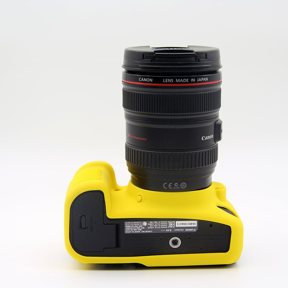 Soft Silicone Protective Shell for Canon EOS 6D Mark II - Yellow-6