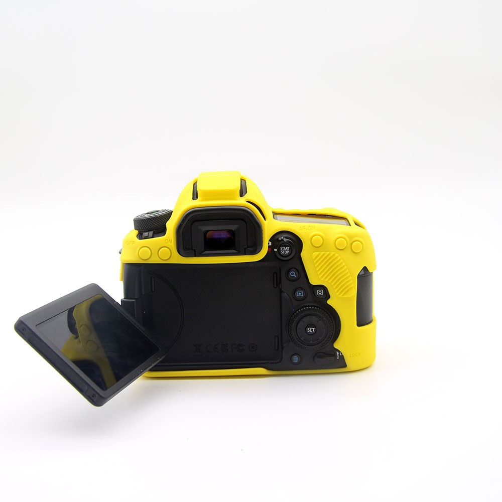 Soft Silicone Protective Shell for Canon EOS 6D Mark II - Yellow-9