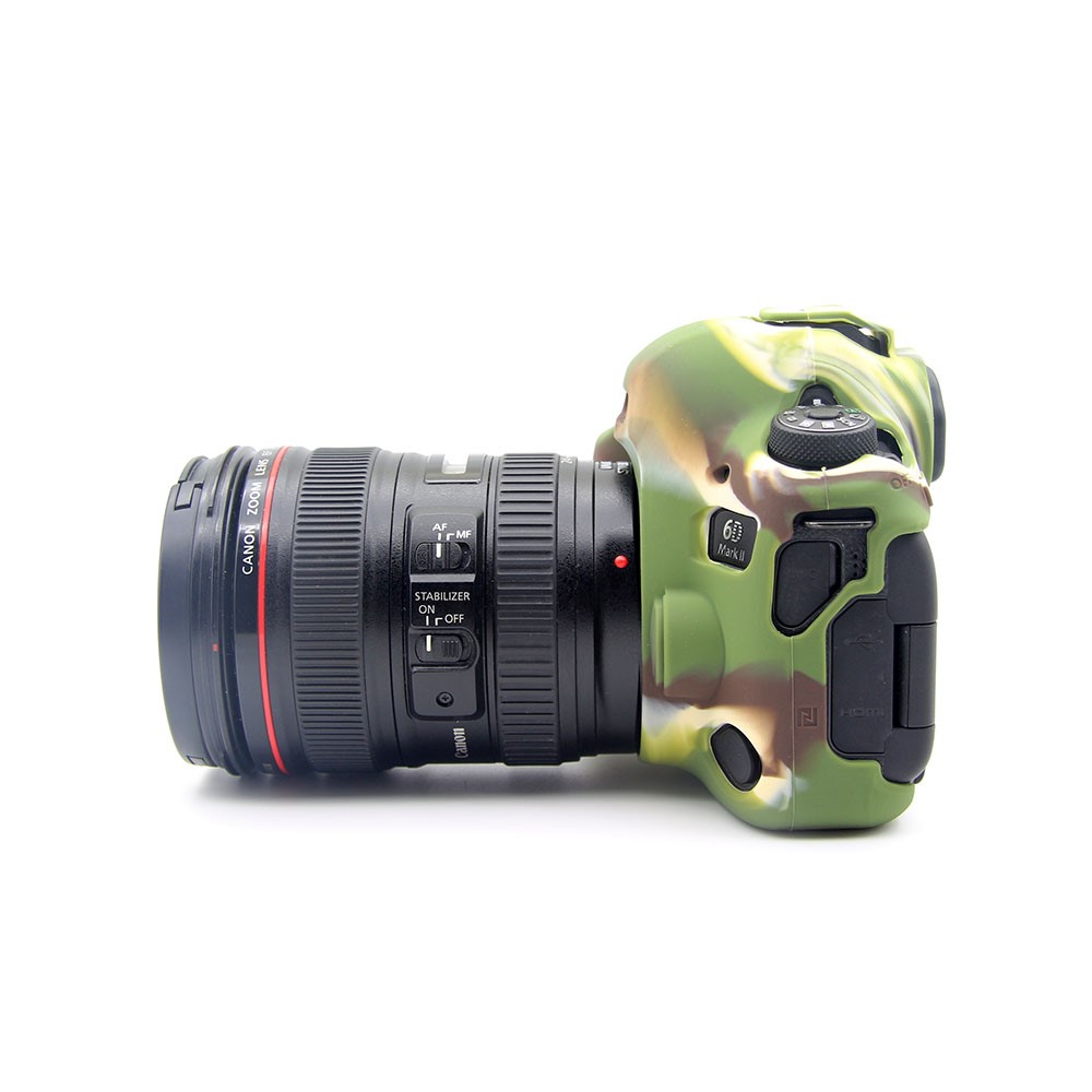 Silicone Soft Protective Case for Canon EOS 6D Mark II - Camouflage-2