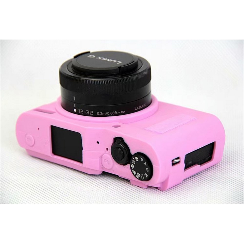Silicone Protection Flecible Casing for Panasonic DC-GF9KGK/Lumix DMC-GF9 - Rose-4
