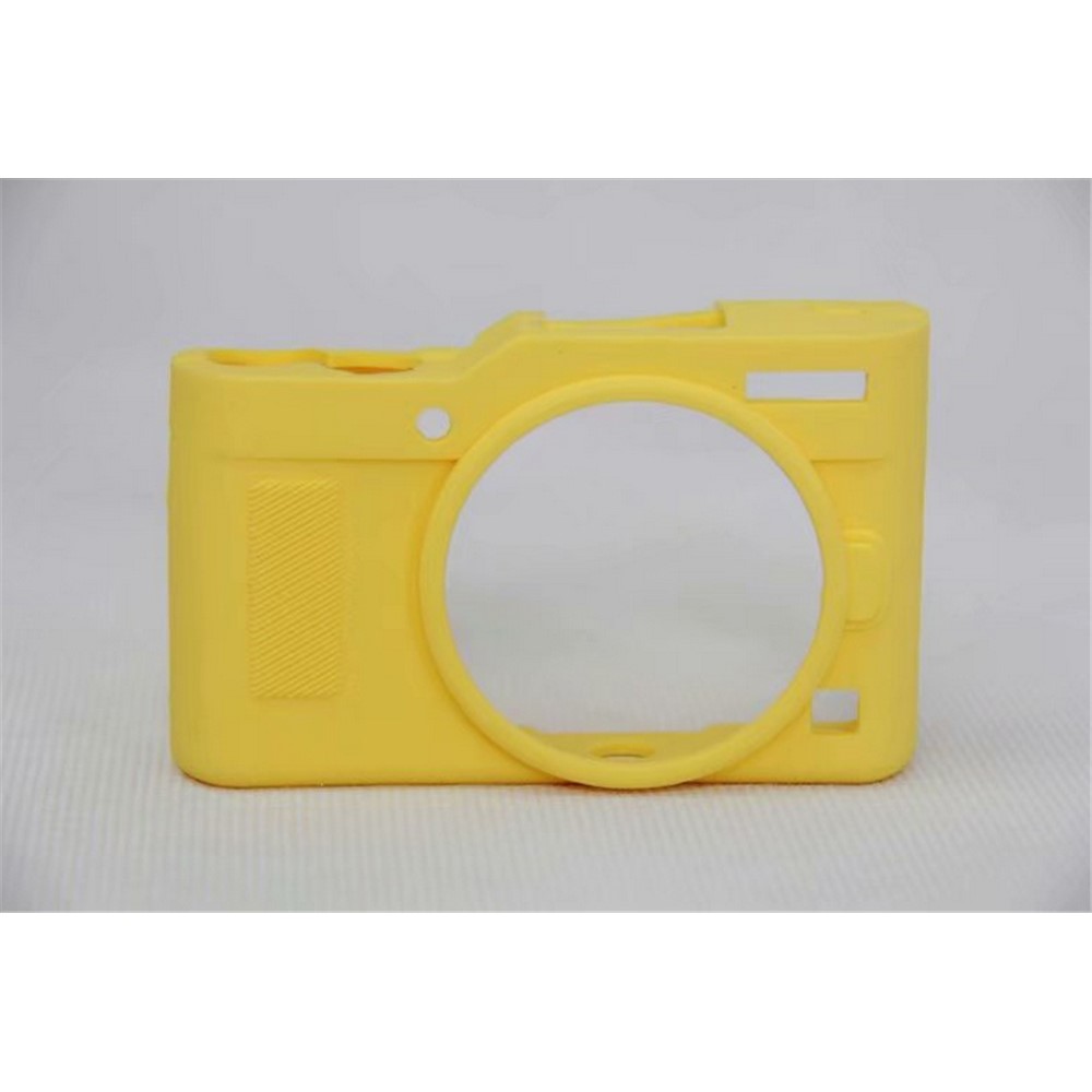 Silicone Soft Protective Case Accessory for Panasonic DC-GF9KGK/Lumix DMC-GF9 - Yellow-2
