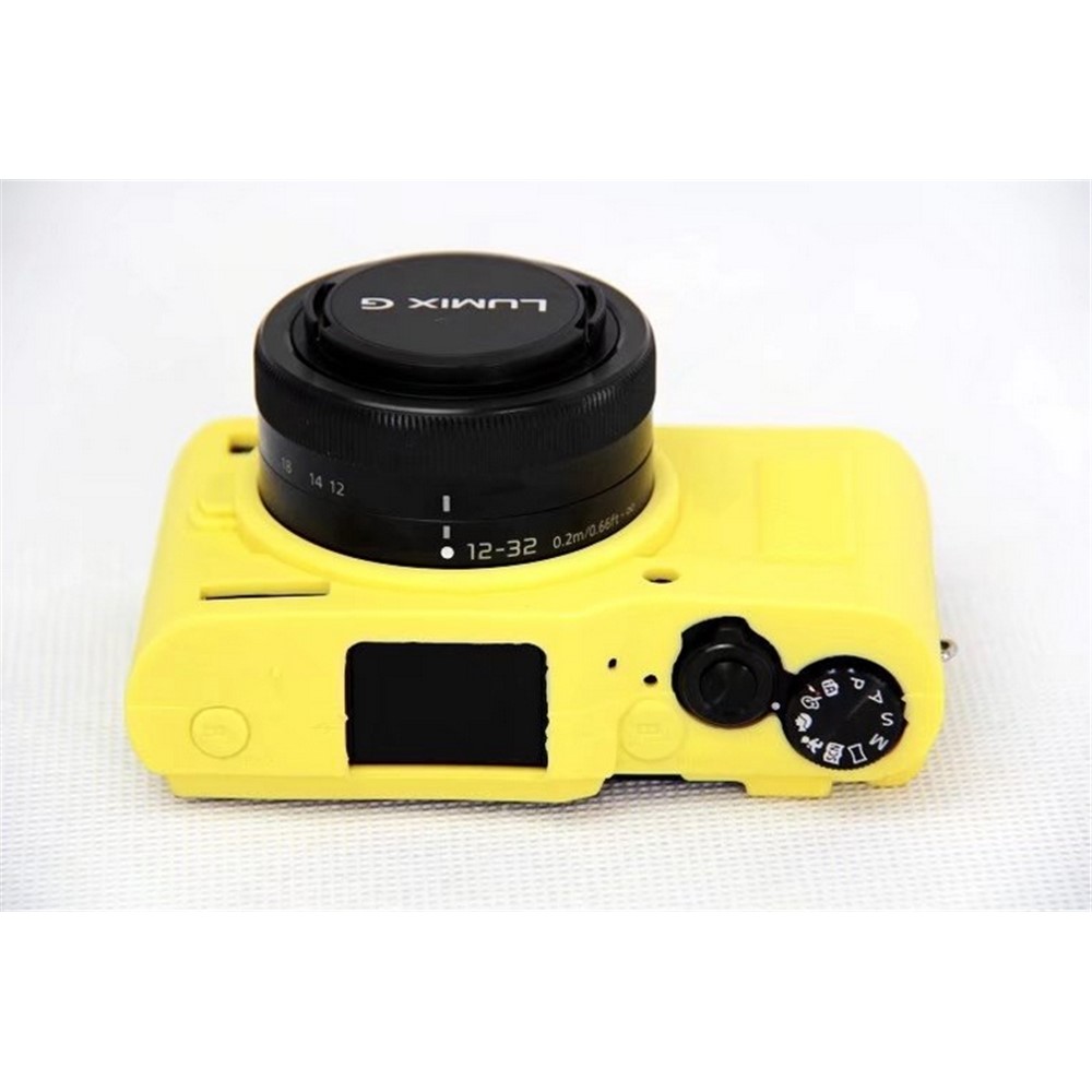 Silicone Soft Protective Case Accessory for Panasonic DC-GF9KGK/Lumix DMC-GF9 - Yellow-4