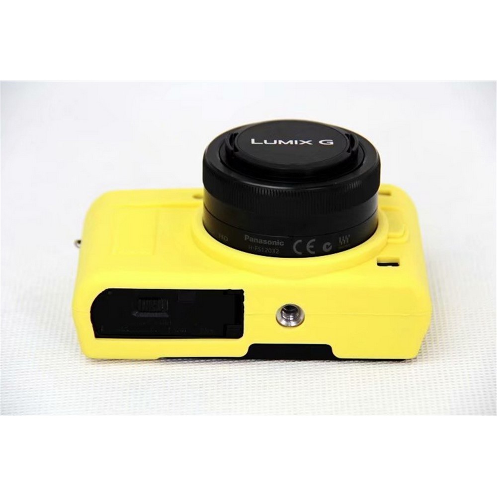 Silicone Soft Protective Case Accessory for Panasonic DC-GF9KGK/Lumix DMC-GF9 - Yellow-5