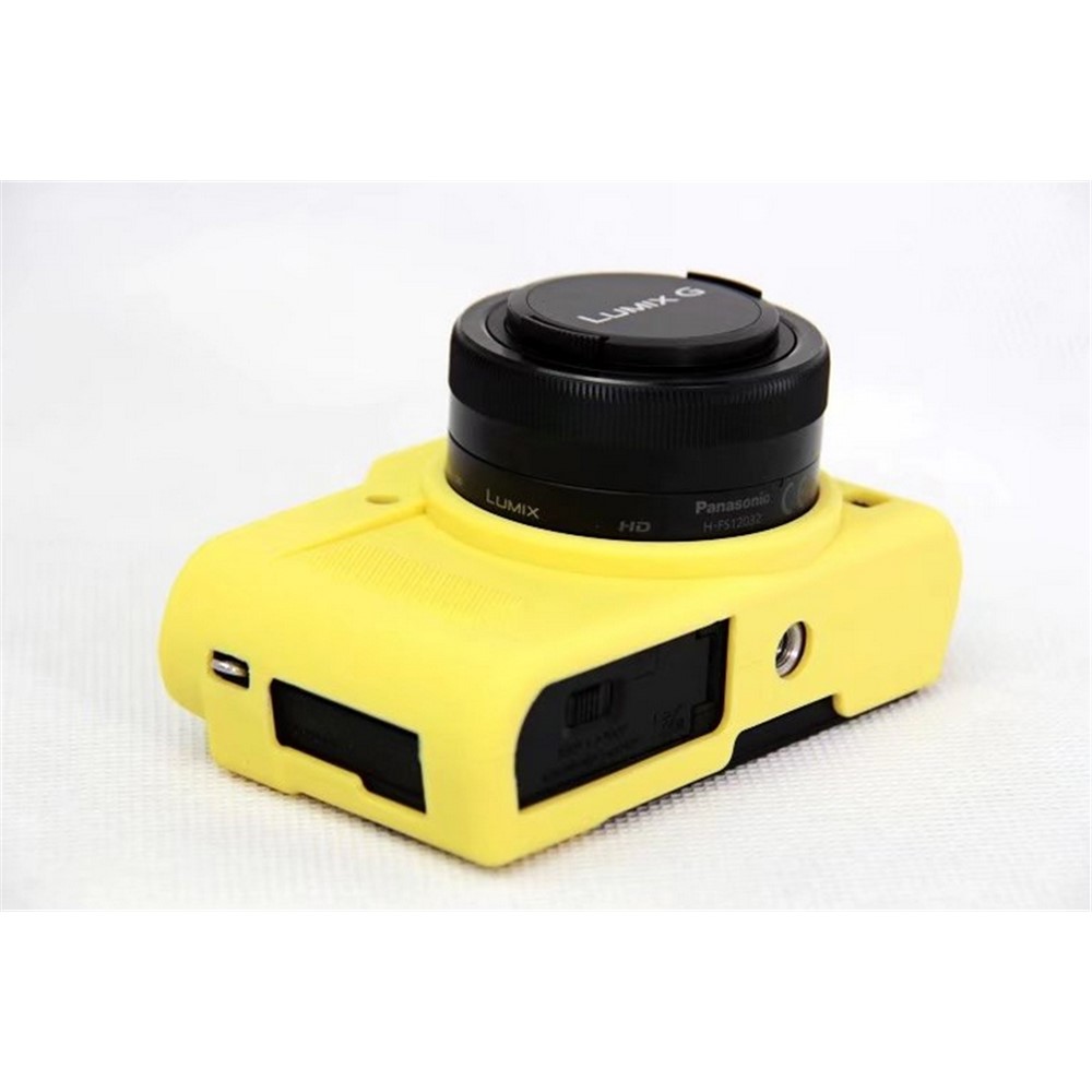 Silicone Soft Protective Case Accessory for Panasonic DC-GF9KGK/Lumix DMC-GF9 - Yellow-7