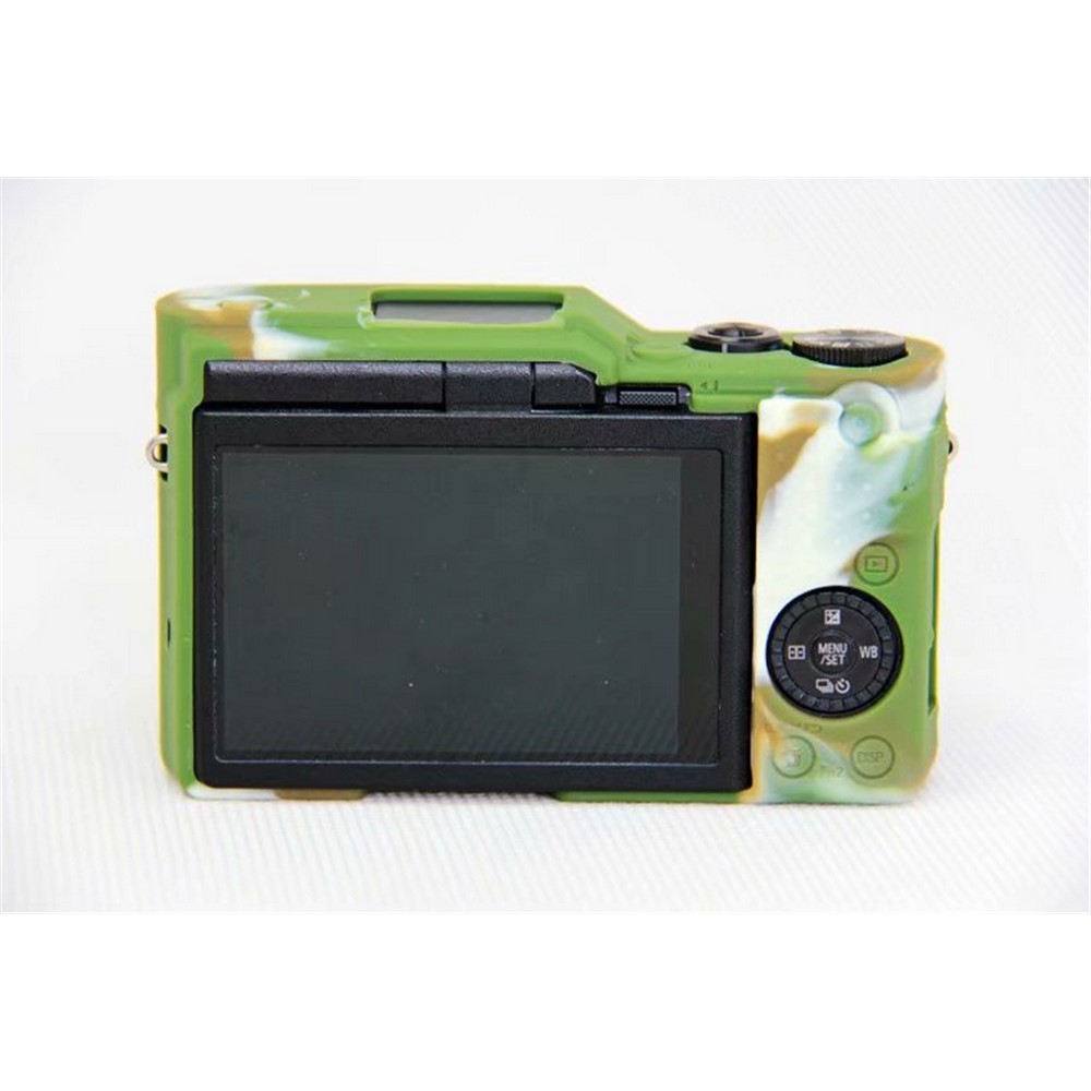 For Panasonic DC-GF9KGK/Lumix DMC-GF9 Silicone Soft Case Protection Cover - Camouflage-2