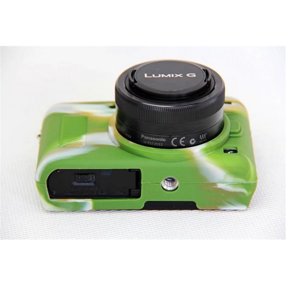 For Panasonic DC-GF9KGK/Lumix DMC-GF9 Silicone Soft Case Protection Cover - Camouflage-4