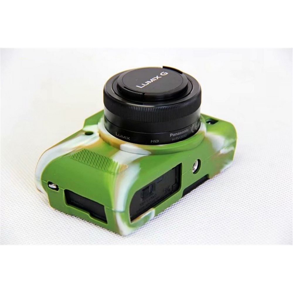 For Panasonic DC-GF9KGK/Lumix DMC-GF9 Silicone Soft Case Protection Cover - Camouflage-6