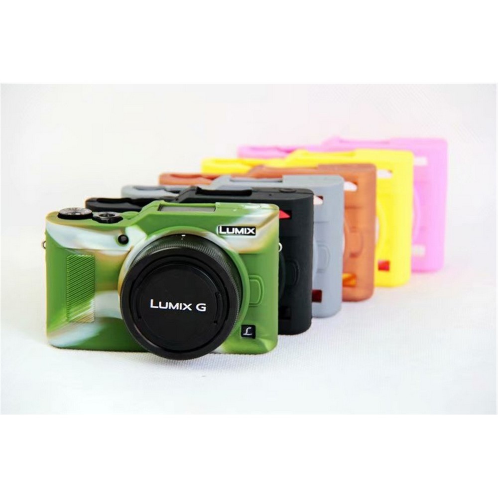 For Panasonic DC-GF9KGK/Lumix DMC-GF9 Silicone Soft Case Protection Cover - Camouflage-8