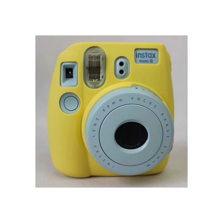 Silicone Soft Protective Cover for FUJIFILM Instax Mini 8 - Yellow-1