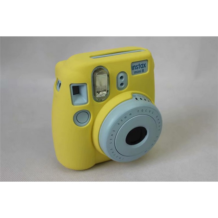 Silicone Soft Protective Cover for FUJIFILM Instax Mini 8 - Yellow-2