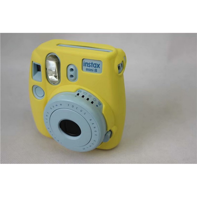 Silicone Soft Protective Cover for FUJIFILM Instax Mini 8 - Yellow-3
