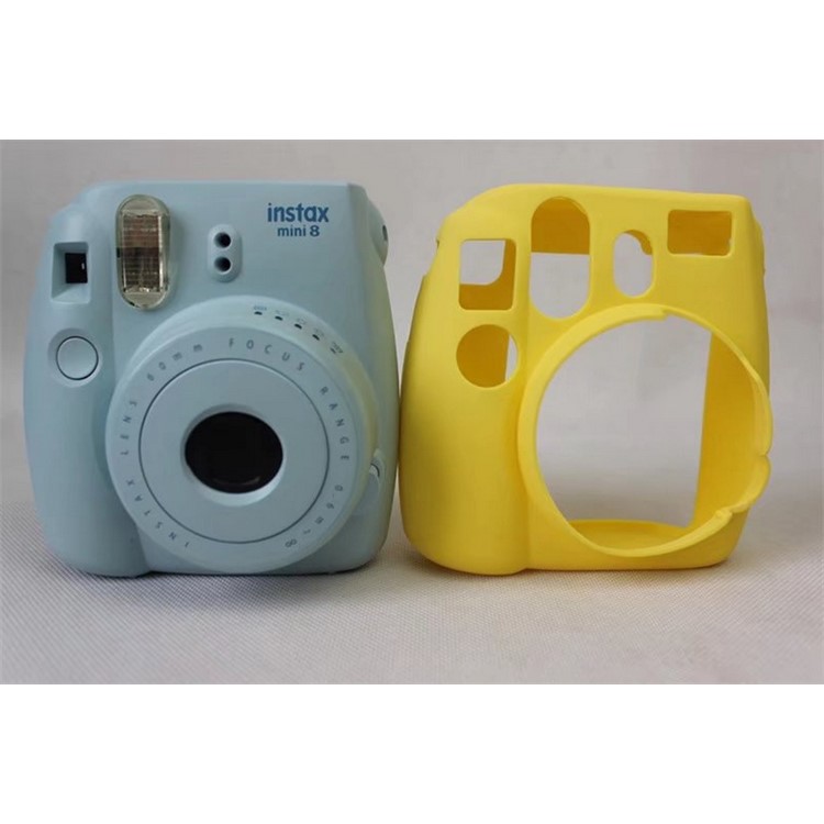 Silicone Soft Protective Cover for FUJIFILM Instax Mini 8 - Yellow-7