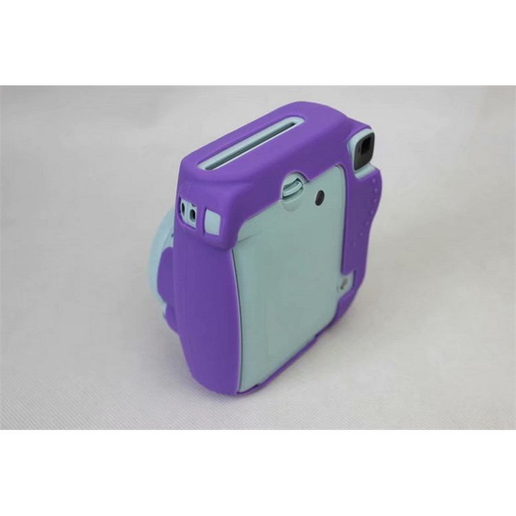 Soft Silicone Protective Case Cover for FUJIFILM Instax Mini 8 - Purple-4