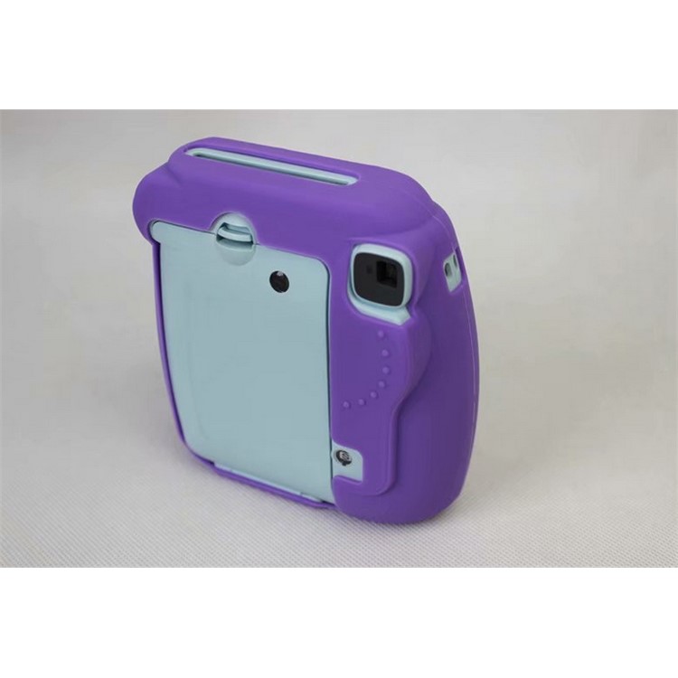 Soft Silicone Protective Case Cover for FUJIFILM Instax Mini 8 - Purple-5