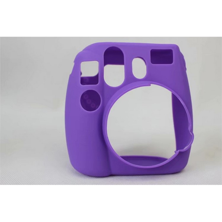 Soft Silicone Protective Case Cover for FUJIFILM Instax Mini 8 - Purple-8