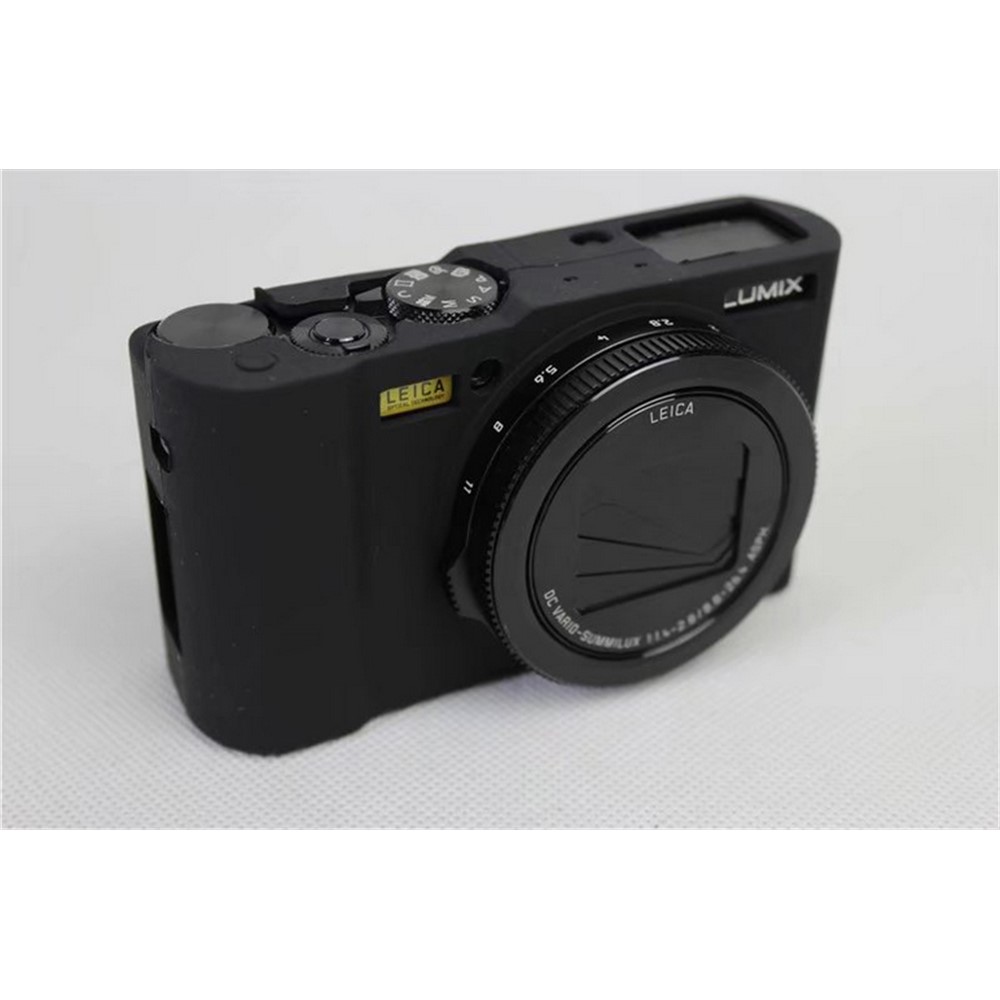 Flexible Silicone Protective Camera Case for Panasonic DMC-LX10 - Black-4
