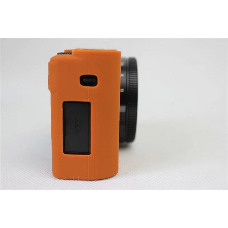 Flexible Silicone Protective Camera Skin Case Cover for Panasonic DMC-LX10 - Brown-6