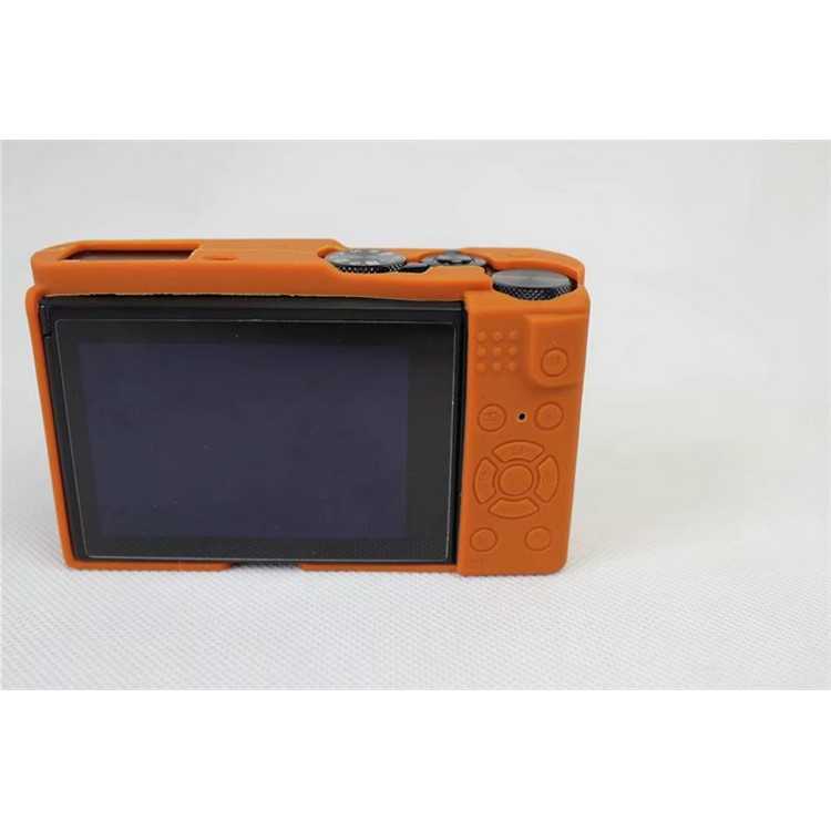 Flexible Silicone Protective Camera Skin Case Cover for Panasonic DMC-LX10 - Brown-8