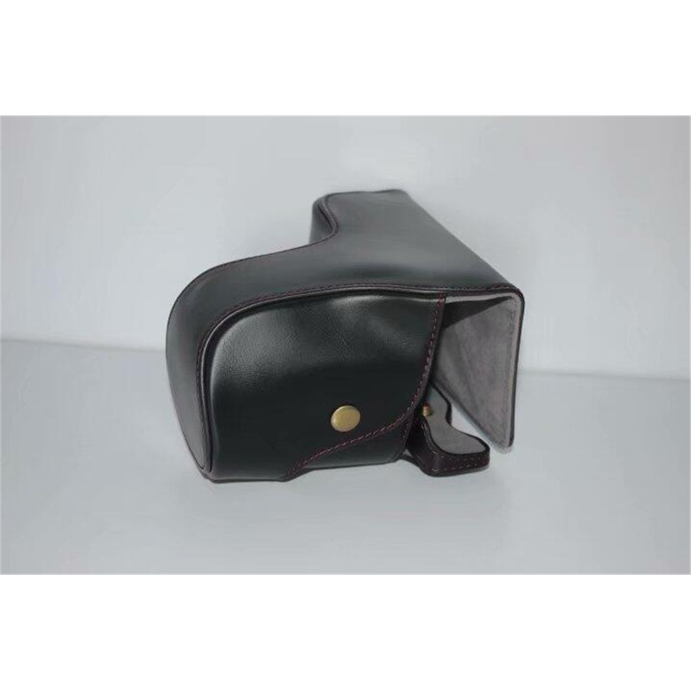 PU Leather Protective Camera Case Bag for SONY ILCE-6000/ILCE-6300/a6000/a6300 18-55mm - Black-5