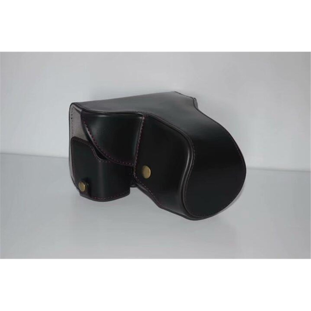 PU Leather Protective Camera Case Bag for SONY ILCE-6000/ILCE-6300/a6000/a6300 18-55mm - Black-6