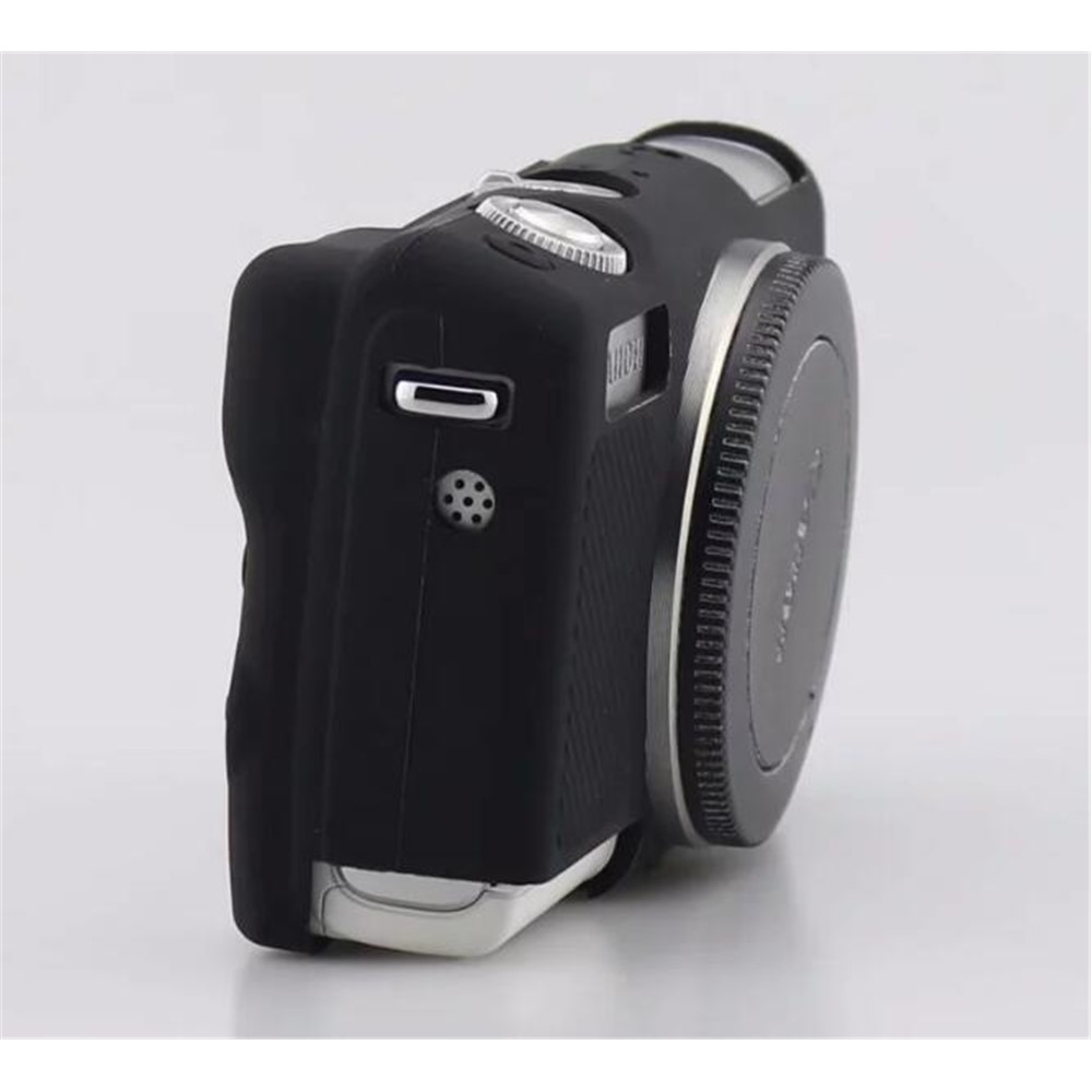 Flexible Silicone Protective Camera Case for Canon EOS M100 - Black-6